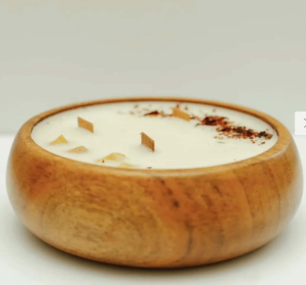 AyurLight Candles — MORNING CHAI (Vanilla + Spice)