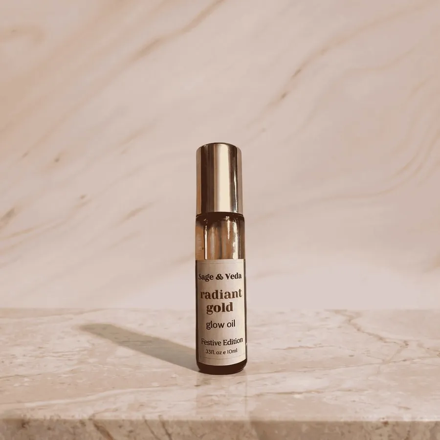 Sage & Veda — Radiant Gold Glow Oil